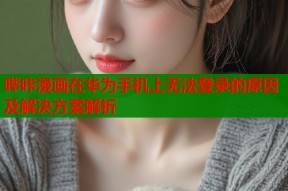 哔咔漫画在华为手机上无法登录的原因及解决方案解析